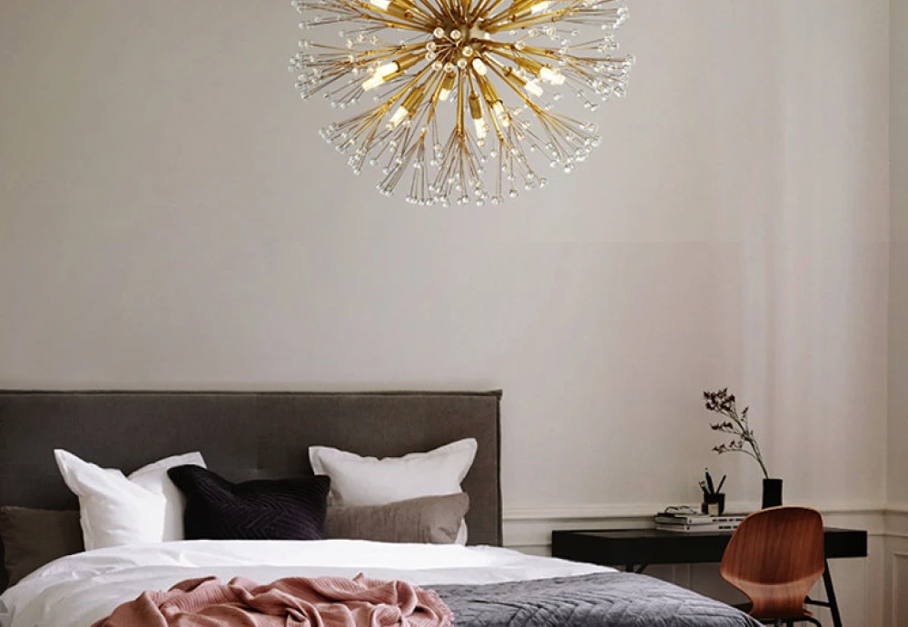 ceiling flush mount crystal chandelier